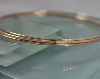 14k Gold Filled Bangle Bracelet Bangle Bracelet In 14K Gold