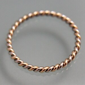 Twist Ring Two Tone 14k White and Yellow Gold Twisted Rope Infinity ...