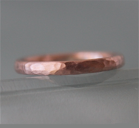 Solid rose gold ring deals