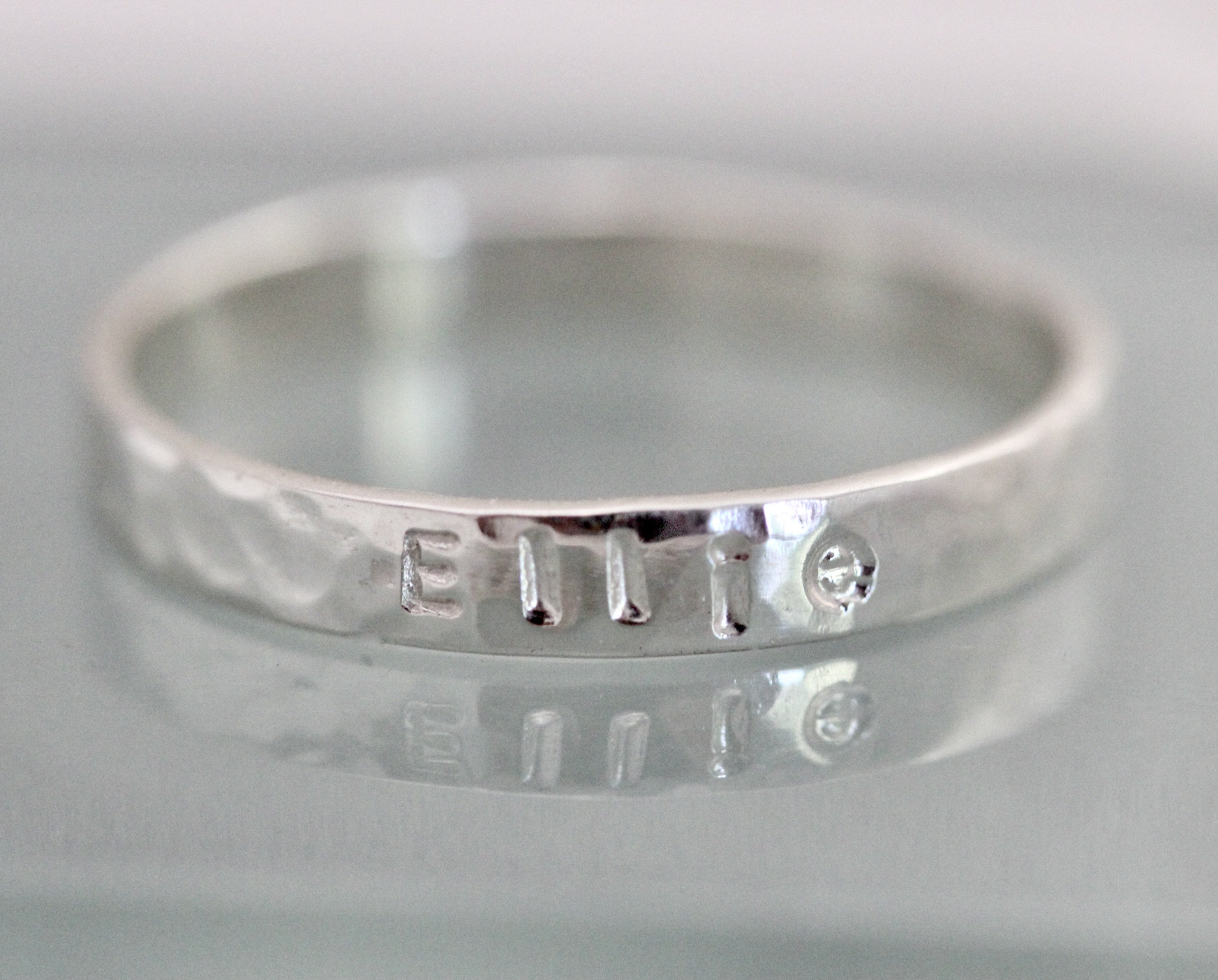 Sterling Silver Name Ring - 8mm – Be Monogrammed