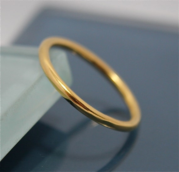 Buy PRC101 24K Solid Pure Gold Ring Engrave Crossletters Inside of Ring  Online in India - Etsy