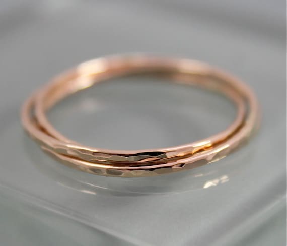 Gold rolling ring 14k best sale