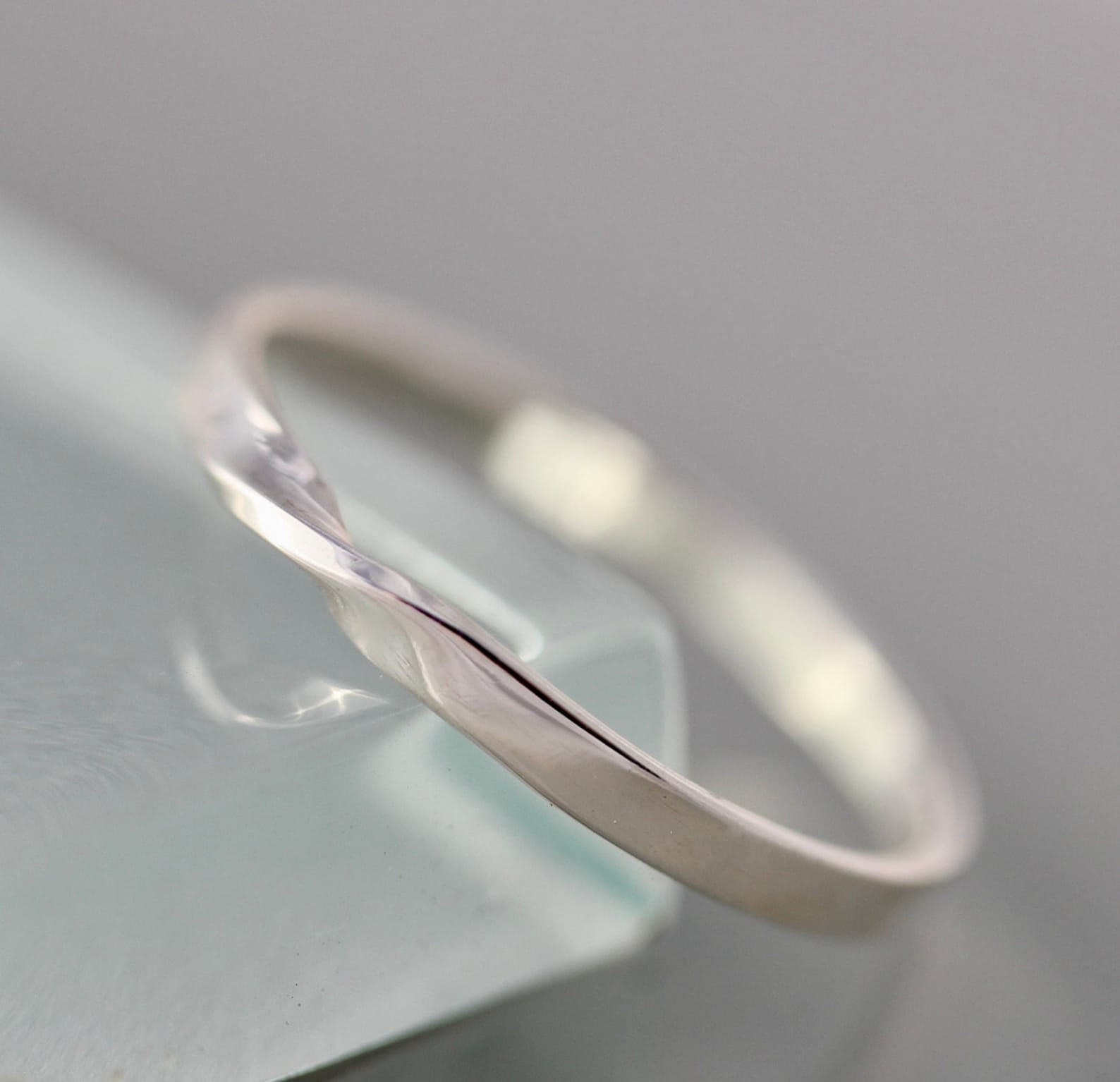 Muse Silver Single Twist Ring main image 0