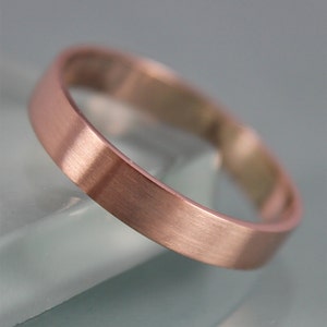 Classic Wedding Ring in 14k Rose Gold (4mm)