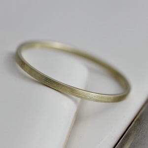 Green Gold Ring Flat 1.5mm X 1mm 14k Solid Green Gold Wedding Band ...