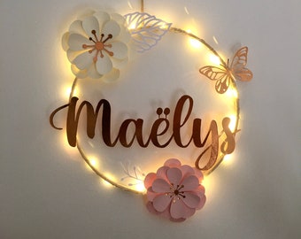 Couronne De Fleurs Etsy