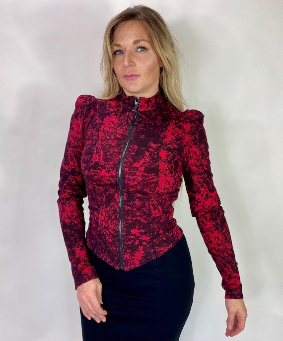 Betsey Johnson Victorian style Goth jacket Vampire