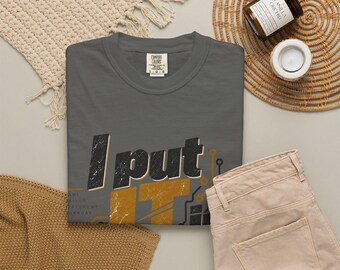 I Put It In 'I Tried' T-shirt | Retro Tech Typography Tee