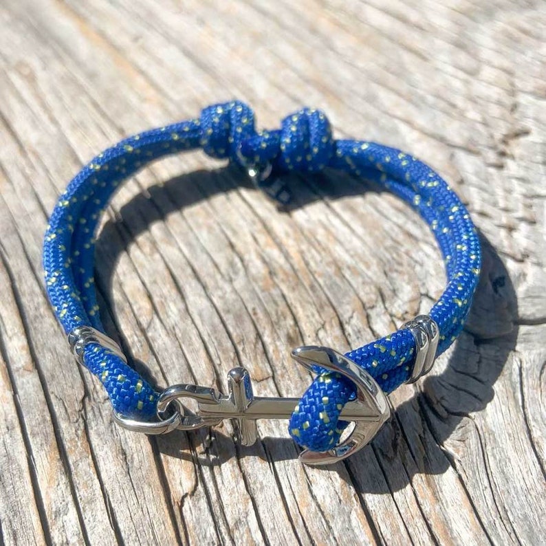 Waterproof anchor bracelet Key West from Maris Sal Nautical Marine-grade stainless steel image 9
