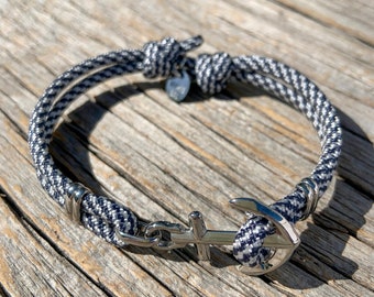 Waterproof anchor bracelet - Key West - from Maris Sal Nautical - Marine-grade stainless steel