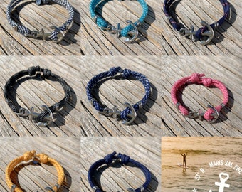 Waterproof anchor bracelet - Key West - from Maris Sal Nautical - Marine-grade stainless steel