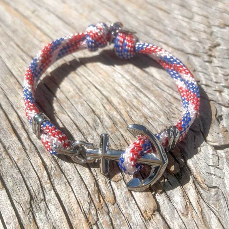 Waterproof anchor bracelet Key West from Maris Sal Nautical Marine-grade stainless steel image 5