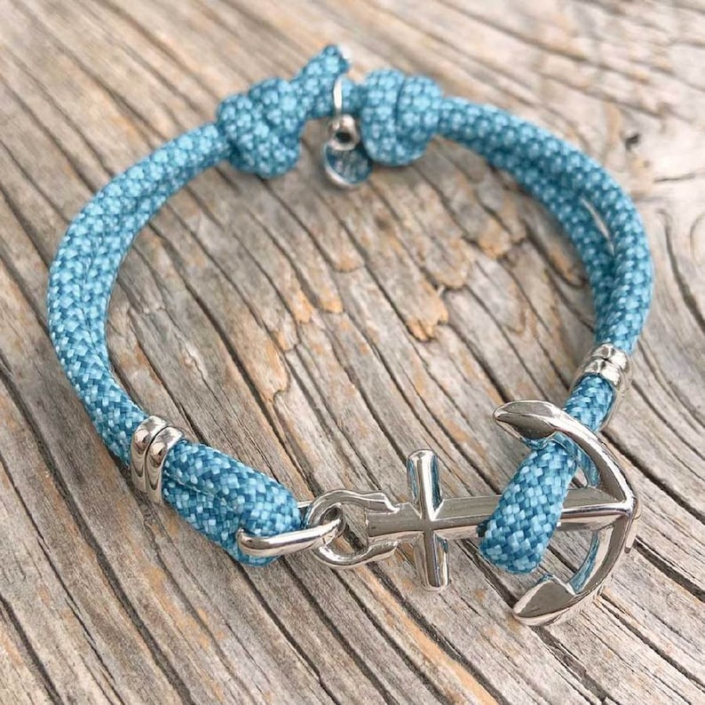 Waterproof anchor bracelet Key West from Maris Sal Nautical Marine-grade stainless steel image 2