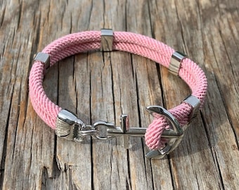 Waterproof anchor bracelet - New Haven - from Maris Sal Nautical - Marine-grade stainless steel