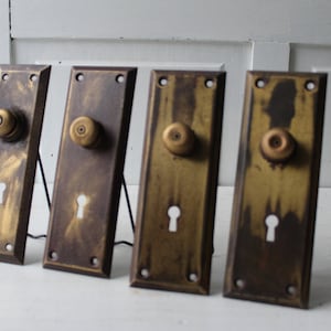 ONE Door Knob Bracelet Display Photo Prop Retail Display Upcycled Architectural Salvage Fold Up Metal Display Qty Ready to Ship B