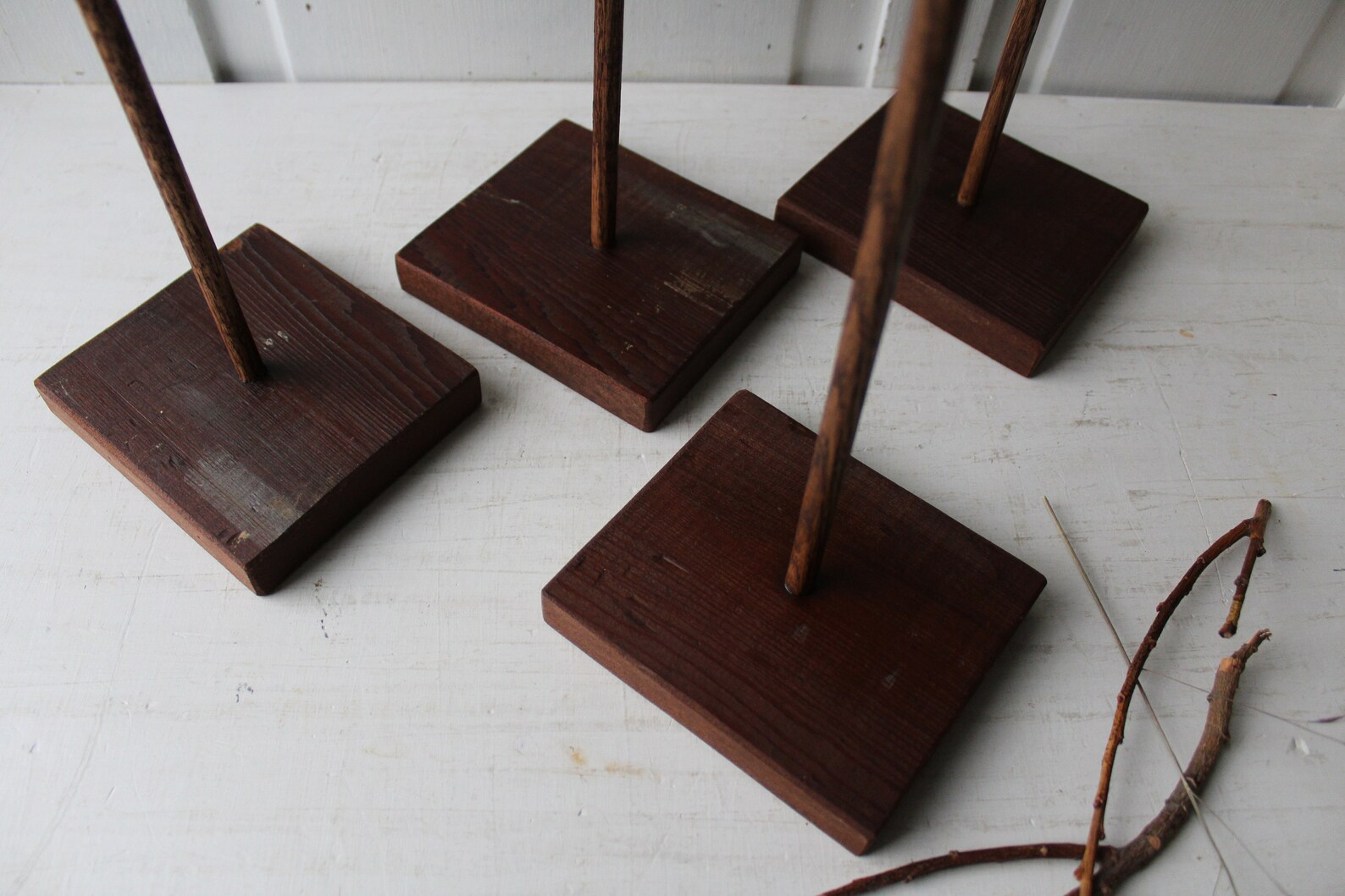 ONE Rustic Jewelry Display Stand Necklace OR Bracelet Holder Etsy