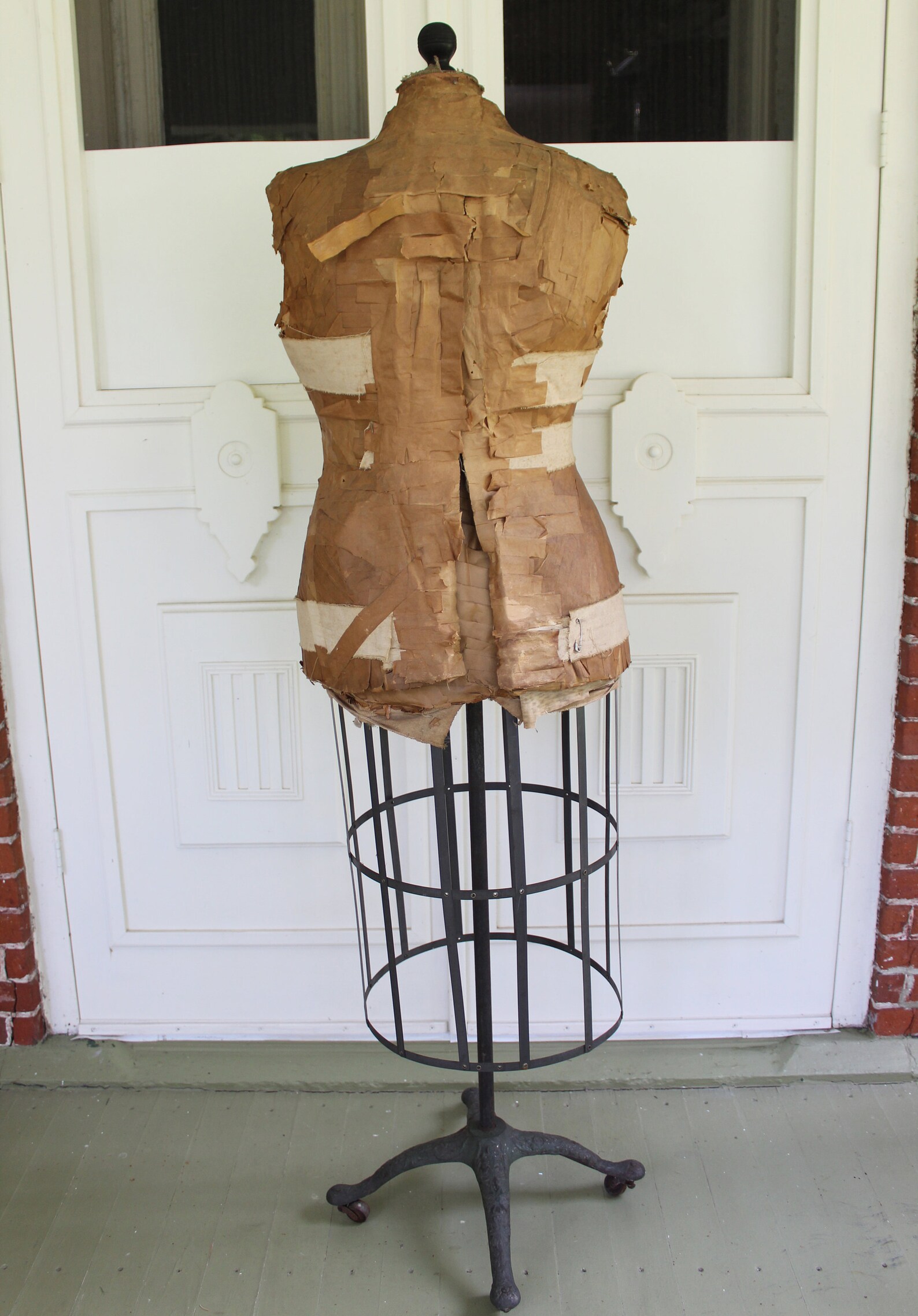 Antique Acme Dress Form With Cage 1921 Layered Paper & Etsy