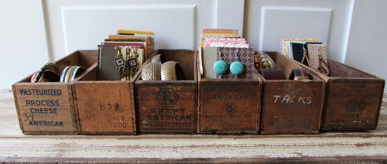 ONE Caja de exhibición rústica caja de caja de madera | Etsy