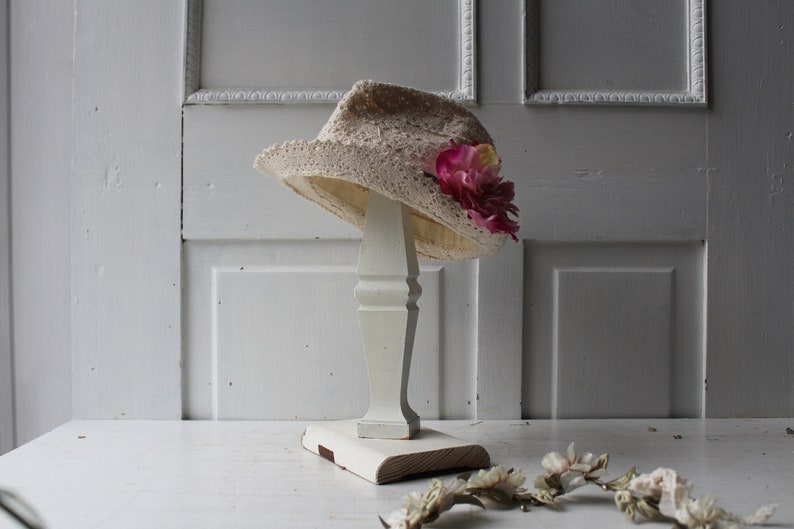 Wood Hat Stand White Wood Hat Display Boutique Display Etsy