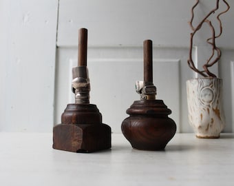 ONE Oak Ring Holder Display - Architectural Salvage Ring Organizer - Ring Storage - Wedding Ring Holder Unisex Ring Holder -  Ready to Ship