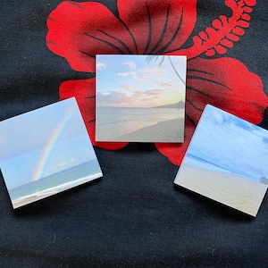Hawaii Beach Post-It Notes: Original Photography, Set of 3
