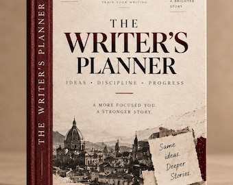 Schrijfplanner: Doelen, deadlines en voortgang organiseren (gestructureerd schrijfdagboek)