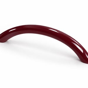 Stämningsfulla färgtoner böjda skåp-/lådhandtag i beslag