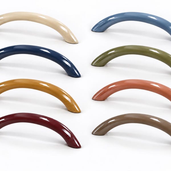 Heritage Color Curved Cabinet/ Drawer Bar Pull Hardware Collection