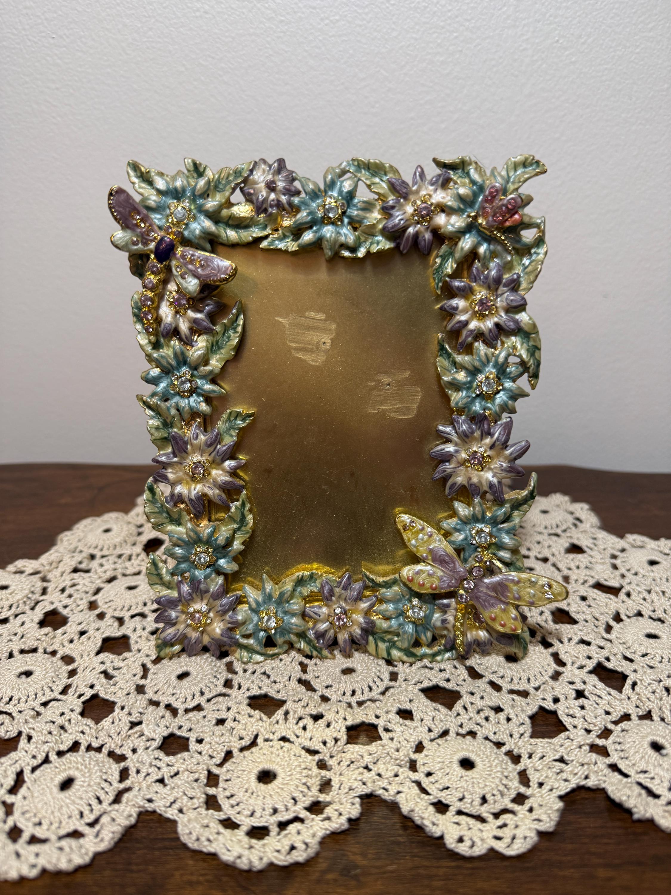 Swarovski Crystal Picture Frame - Etsy