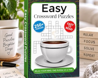 Easy Crossword Puzzle Book