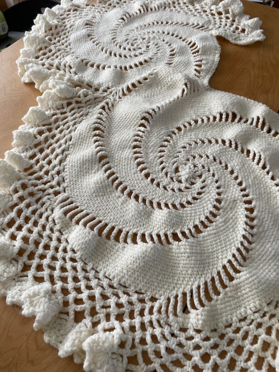 Handmade OOAK Knitted Shawl - image 5