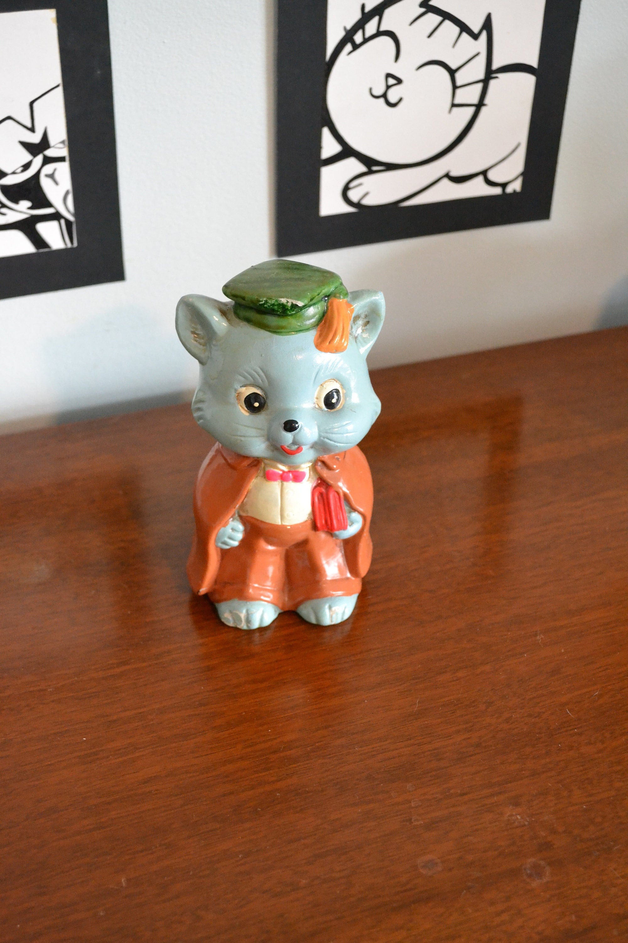 Chalkware Cat Bank - Etsy Chalkware Cat Bank - Etsy