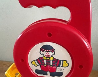 Vintage "The Big Tape" Toy Tape Measure/Made in Taiwan Children's Measuring Tape