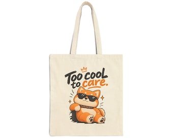 Corgi Tote Bag | Attitude Dog Illustration, Canvas Shopper