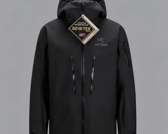 Chaqueta Arc'teryx / Chaqueta de senderismo Gore-Tex / Chaqueta impermeable para hombre para actividades al aire libre / Abrigo de trekking de montaña