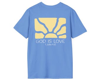 Sunrise Pocket Graphic T-Shirt | Retro Sunburst Tee