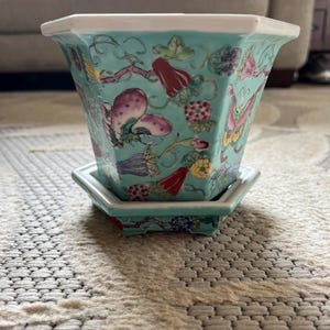 Porcelain Hexagon Planter