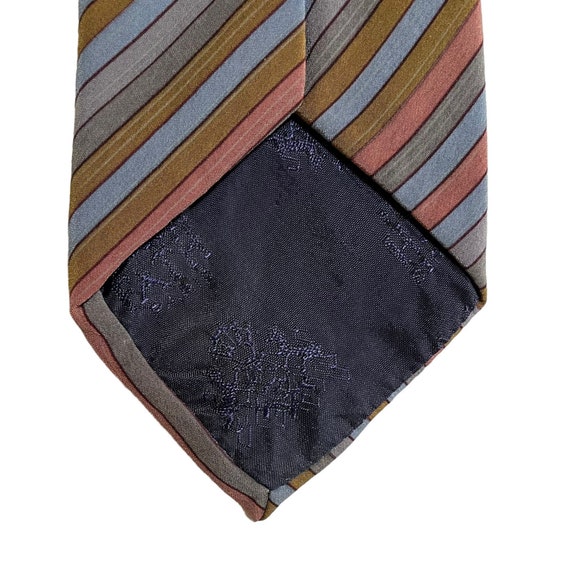 Jacques Fath Paris Vintage Striped Silk Tie - Men… - image 5