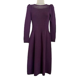 open lace back dress Pretty Plum Ruffle Midi Dress - All Dresses