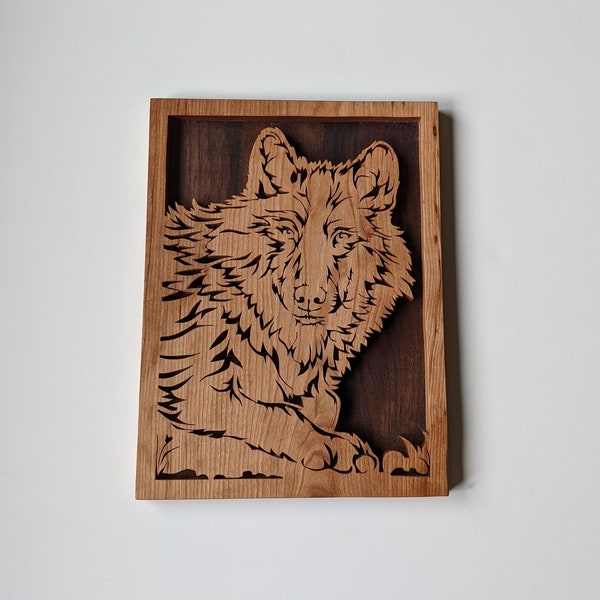 Wolf Scroll Saw Patterns Etsy