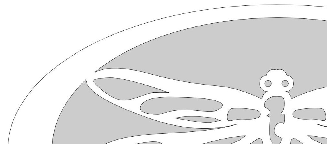 Dragonfly Scroll Saw Pattern FIS019 pdf, Jpg Etsy