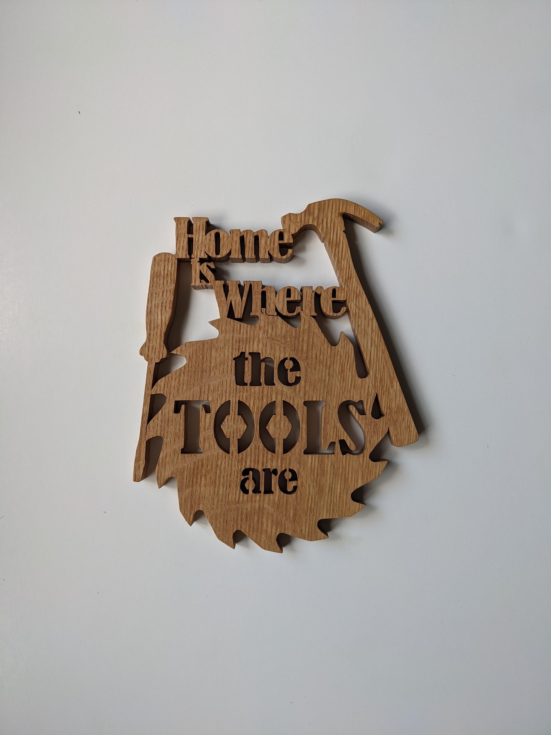 Home is Where the Tools Are Scroll Saw Pattern FIS007 pdf Etsy