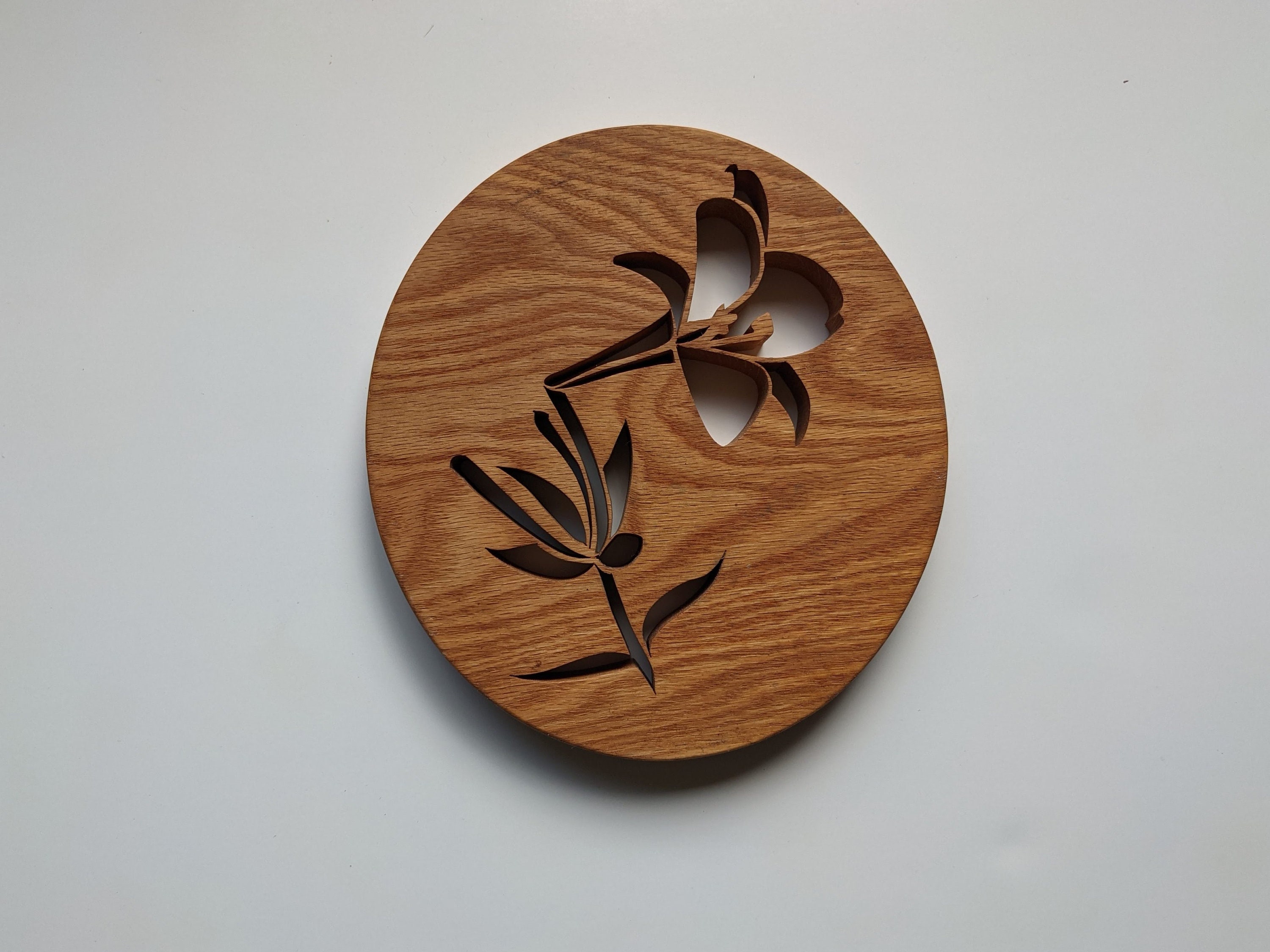 Lily Flower Scroll Saw Pattern FIS022 pdf, Jpg (Download Now) Etsy