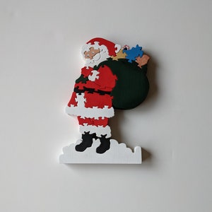 Santa with his Sack 2 Decorative Scroll Saw Puzzle Pattern FIS-144 (pdf, jpg)