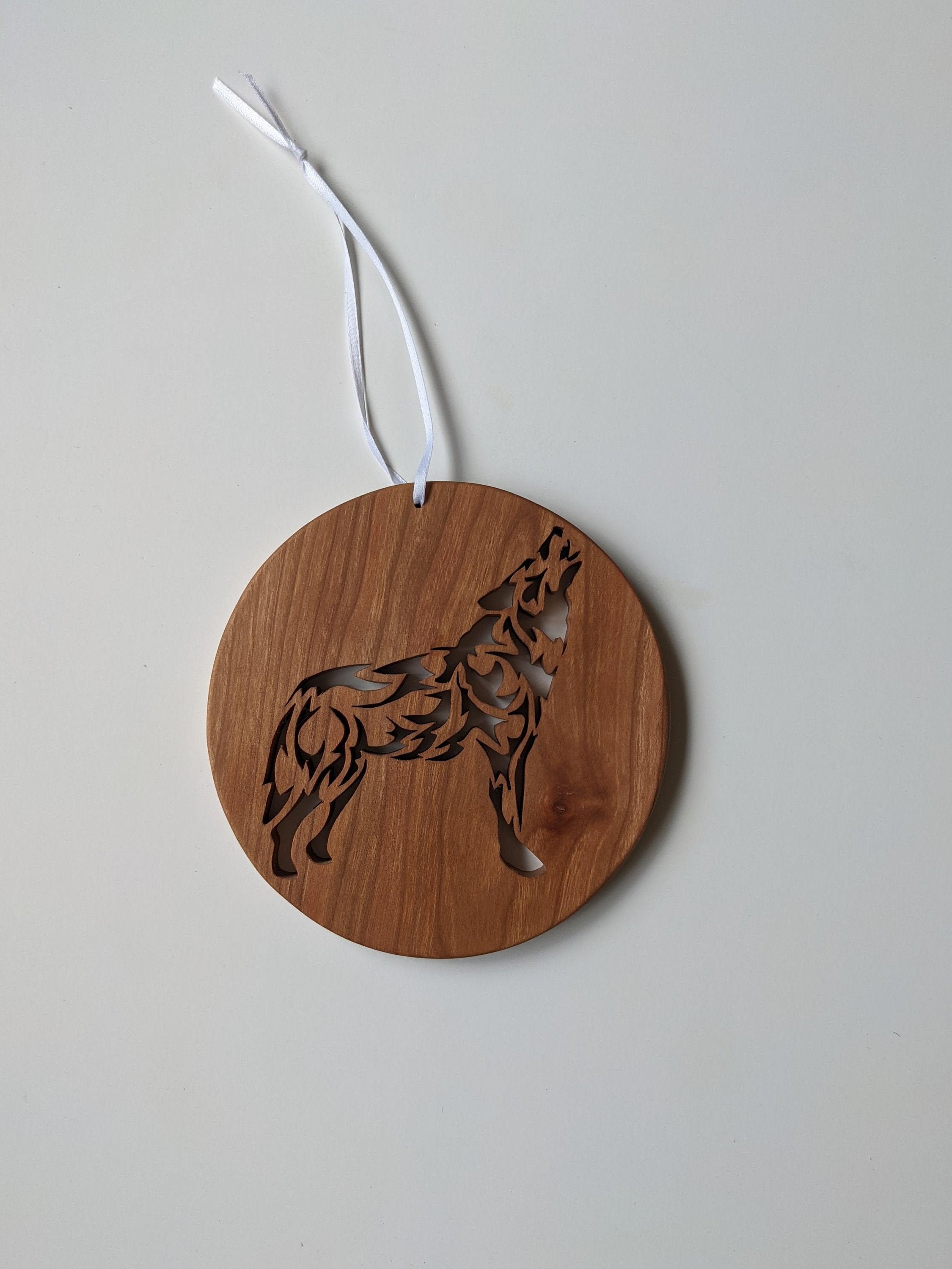 Wolf Howl Scroll Saw Pattern FIS030 pdf jpg Etsy