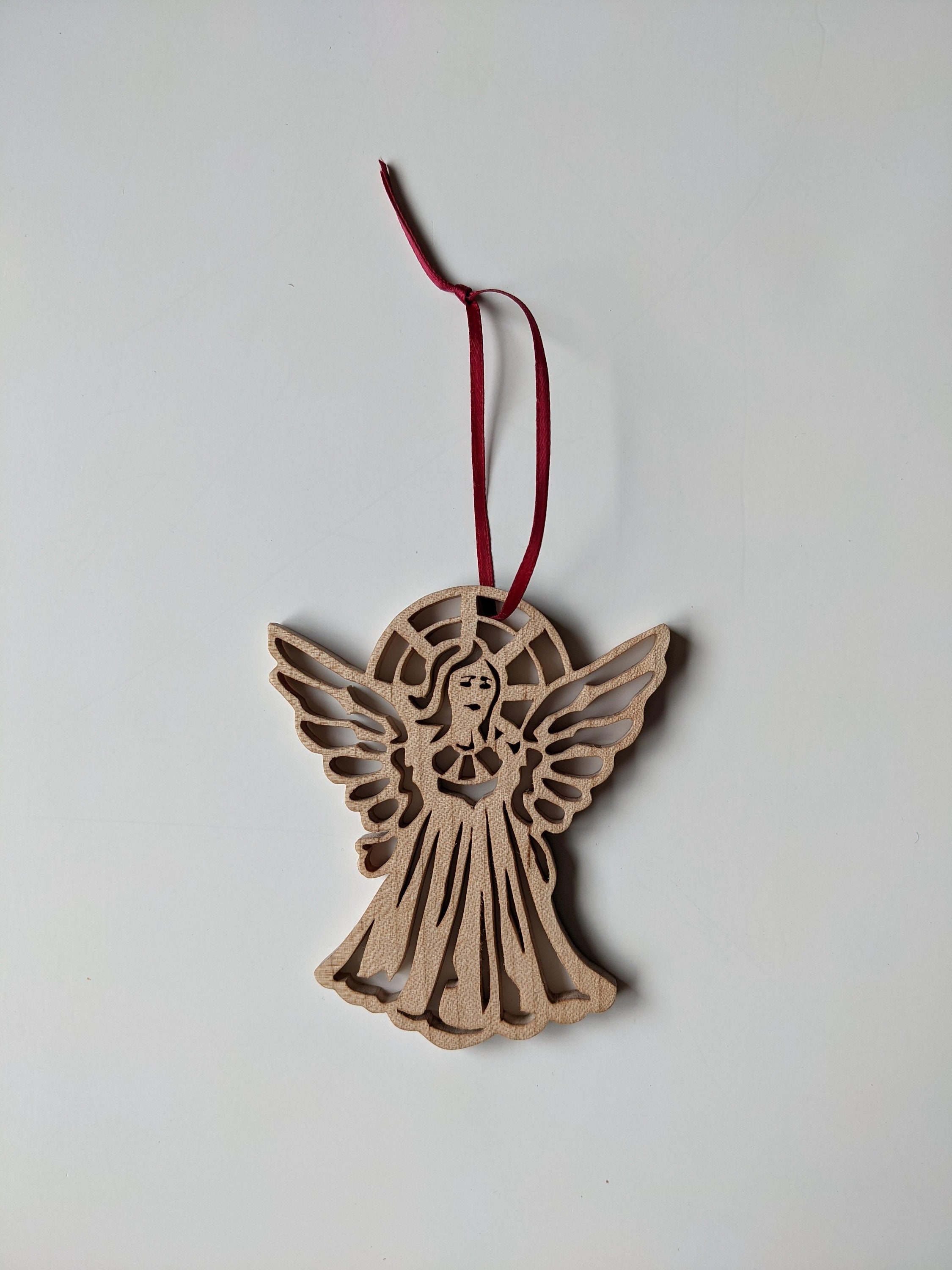 Small Angel Ornament Scroll Saw Pattern FIS081 pdf, Jpg Etsy