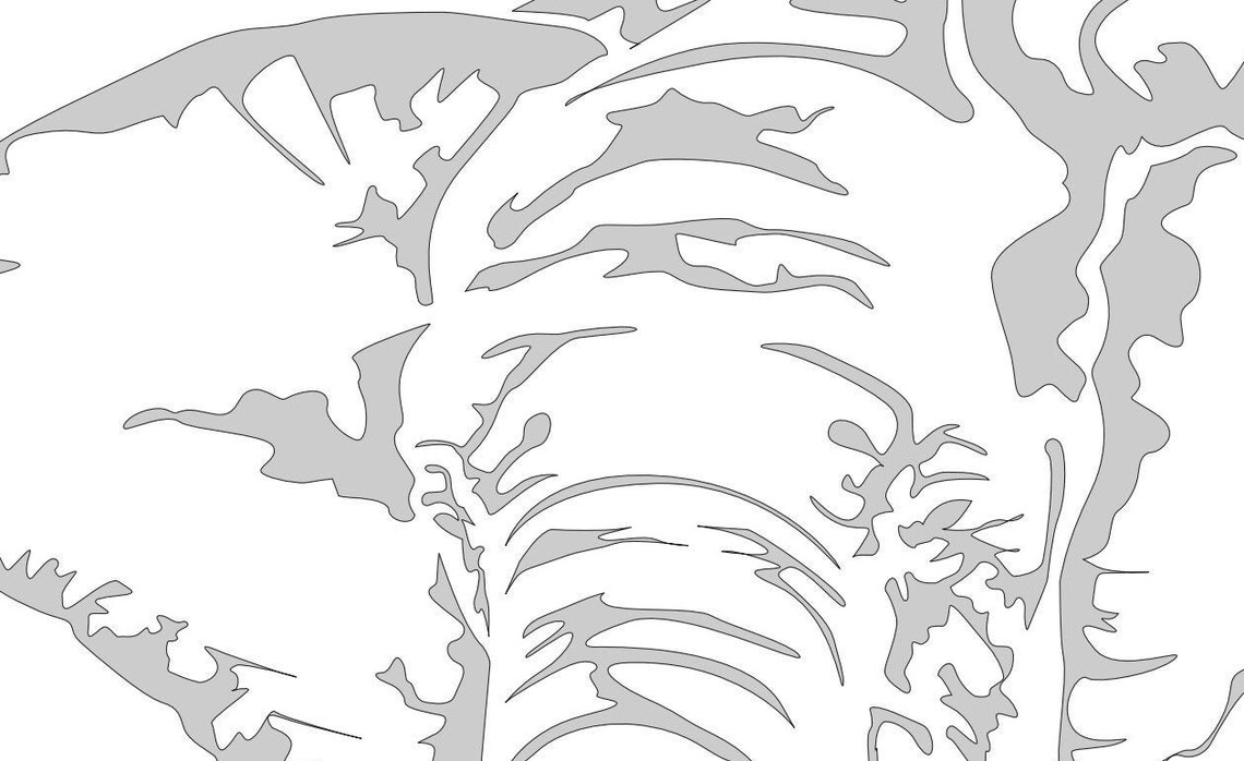 Elephant Scroll Saw Pattern FIS097 pdf, Jpg Etsy