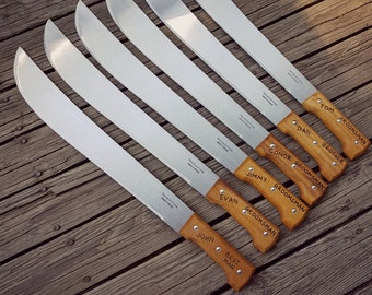 Personalized Machete - Engraved Groomsmen Gifts- Zombie Gifts- Unique Wedding Party Gifts- Unique Groomsmen Gifts