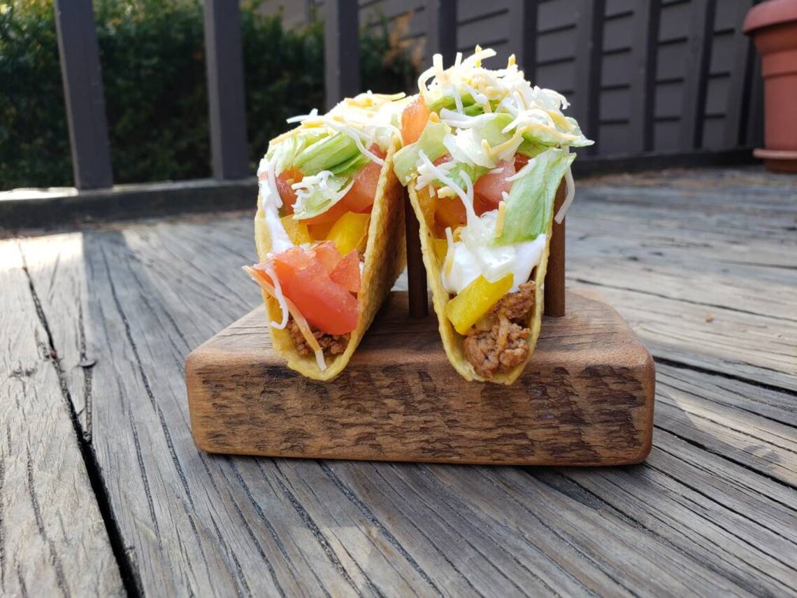 Taco Stands Wedding Taco Station Handcrafted Taco Holders Etsy