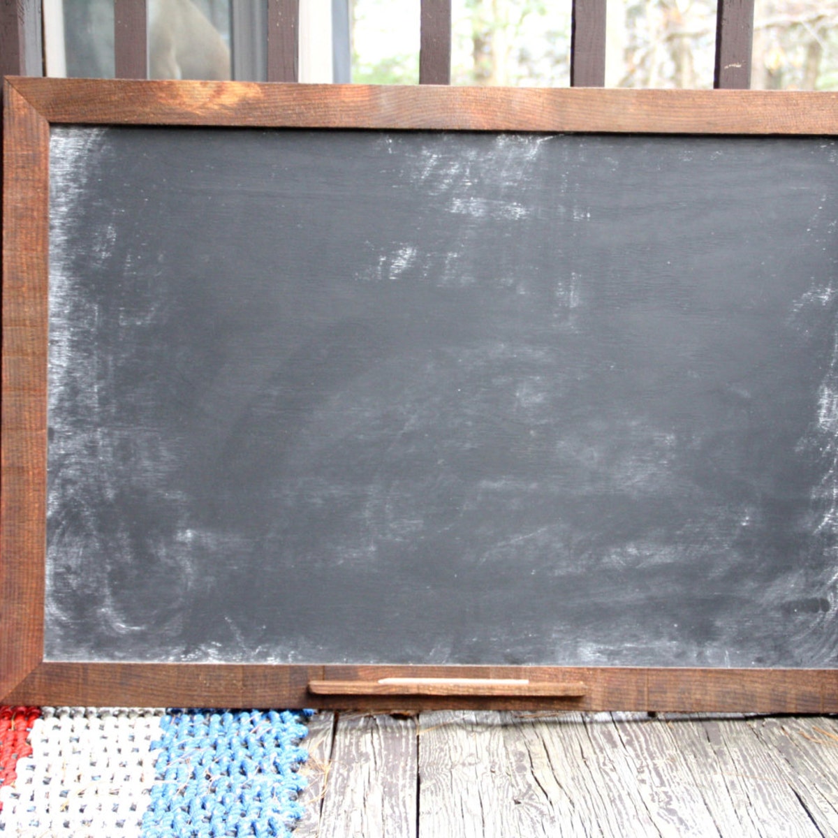 Rustic Wood Framed Chalkboard- XL 40x28